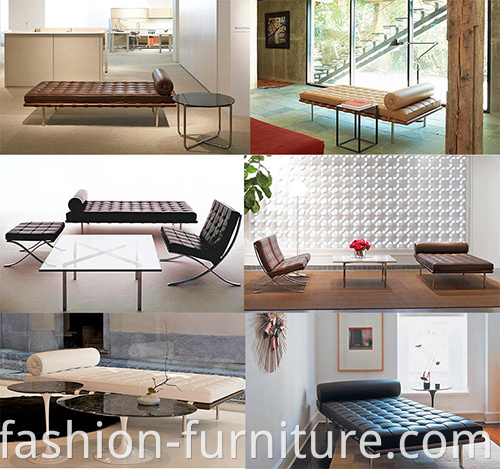 Leather Barcelona Daybed